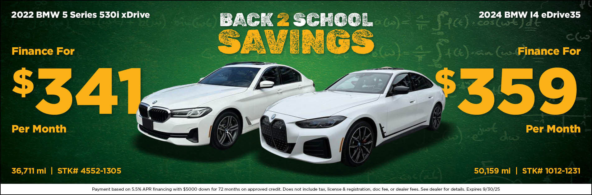 Back 2 school savings