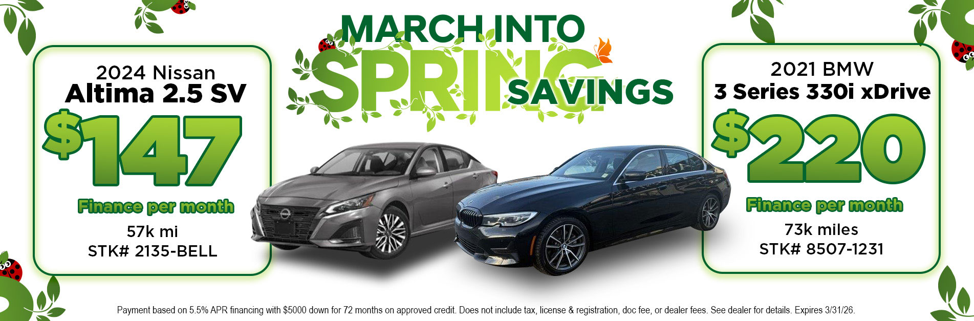 Spring Savings