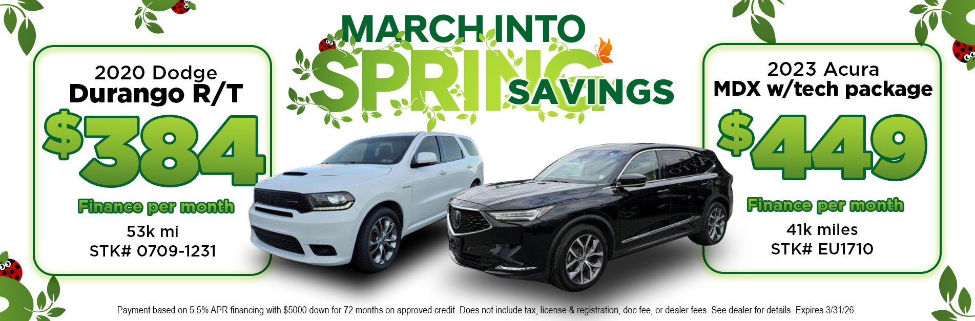 Spring Savings